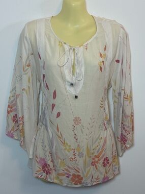 Dylan Floral Peasant Blouse